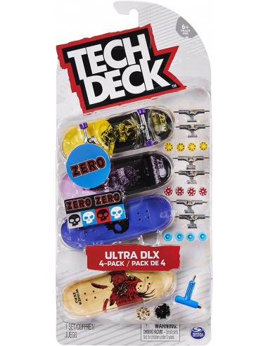 GIOCATTOLO PUBBLICIZZATO: vendita online TECH DECK CONFEZIONE 4 SKATE ASSORTITI in offerta