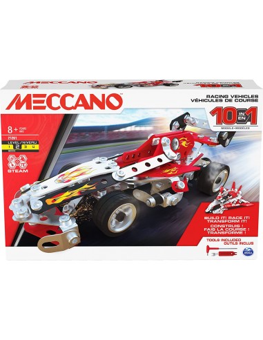 GIOCATTOLO PUBBLICIZZATO: vendita online MECCANO 6060104 VEICOLO DA CORSA 10 IN 1 in offerta