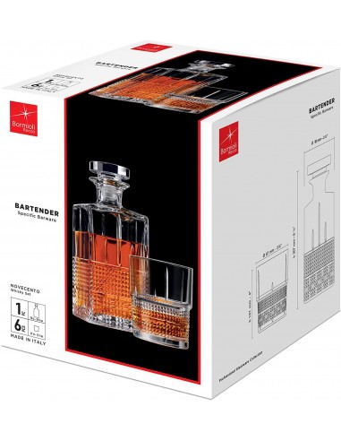 SERVIZI COMPLETI: vendita online BARTENDER NOVECENTO WHISKY SET 7PZ in offerta