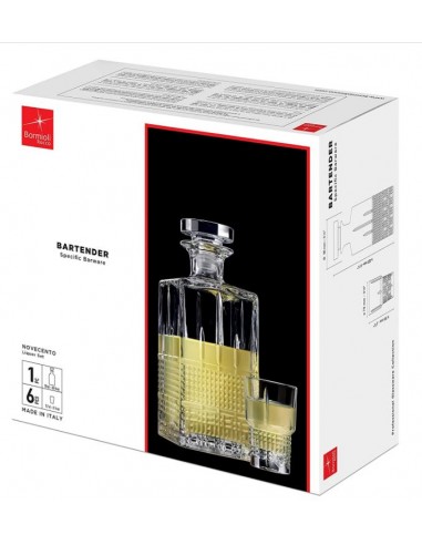 SERVIZI COMPLETI: vendita online BARTENDER NOVECENTO SET LIQUORE 7PZ in offerta