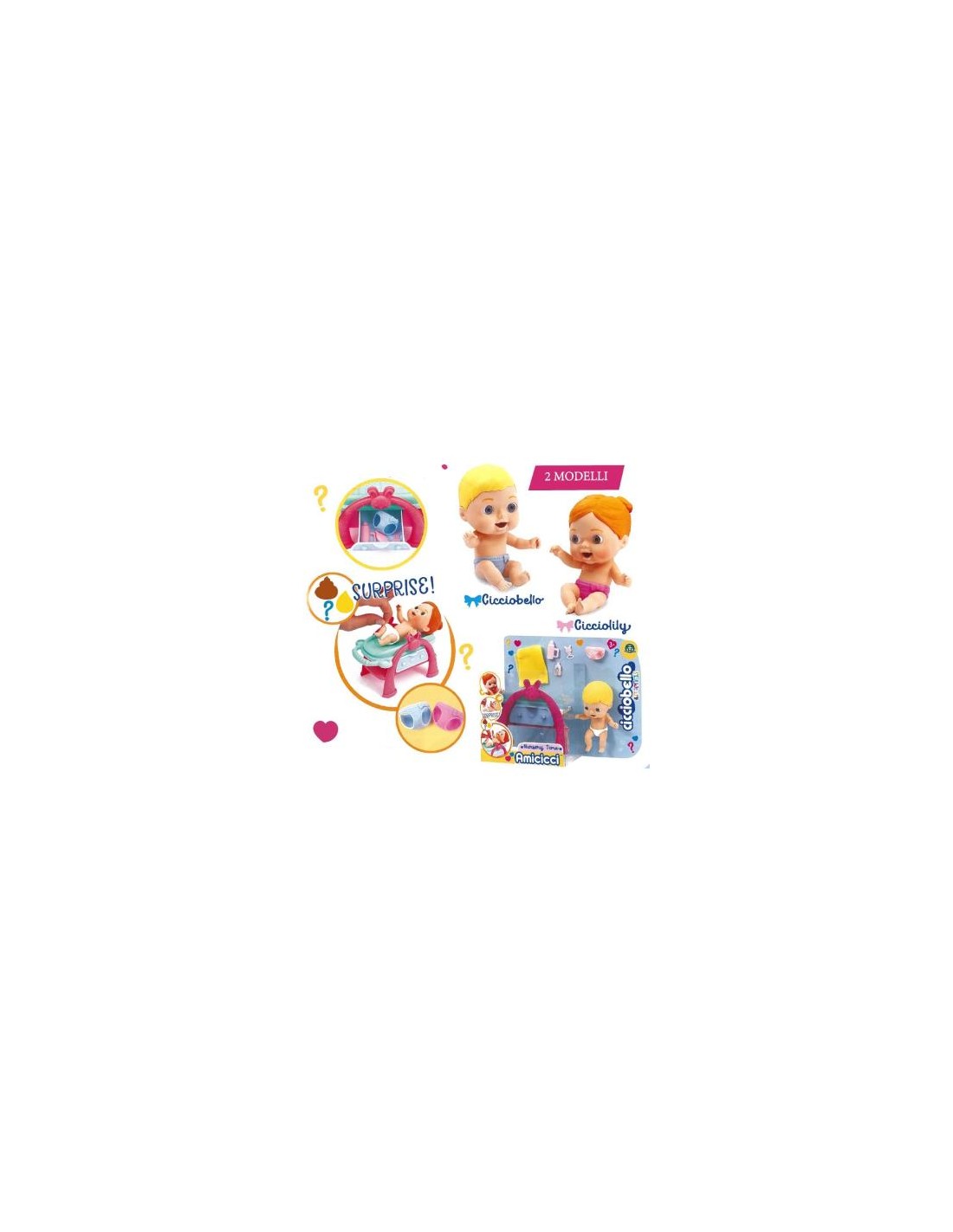 GIOCATTOLO PUBBLICIZZATO: vendita online CICCIOBELLO CC014000 AMICICCI NURSERY TIME in offerta