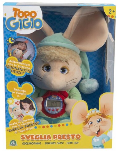 GIOCATTOLO PUBBLICIZZATO: vendita online TOPO GIGIO TPG18000 PELUCHE SVEGLIA PRESTO in offerta