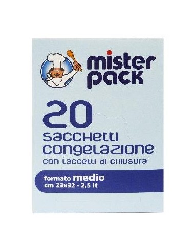 MONOUSO: vendita online M/PACK 330952 20 SACCH GELO 23X32 in offerta