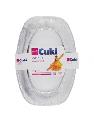 ROTOLI E VASCHETTE MONOUSO: vendita online CUKI VASS 6P OVAL 3PZ V35 in offerta