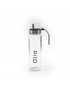 OLIERE - DOSATORI - FORMAGGIERE: vendita online OLIERA 12077 VETRO/ACCIAIO 500ML in offerta