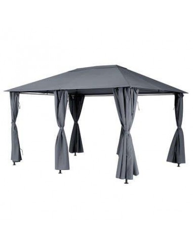 GAZEBO E OMBRELLONI: vendita online GAZEBO SANTORINI 4X3 ARDESIA 123960 in offerta