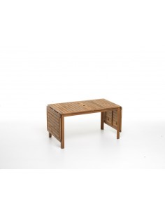 TAVOLI: vendita online Tavolo Arleston 140/197/254x78 cm, allungabile 4-6-8 persone, legno Acacia FSC, piano rettangolare, pr...