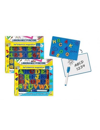 PRESCOLARI: vendita online PLASTIART - LETTERE E NUMERI MAGNETICI 2 ASS in offerta