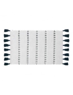 TAPPETI BAGNO: vendita online TAPPETO POMPOM PETROLIO 50X75CM 174631D in offerta