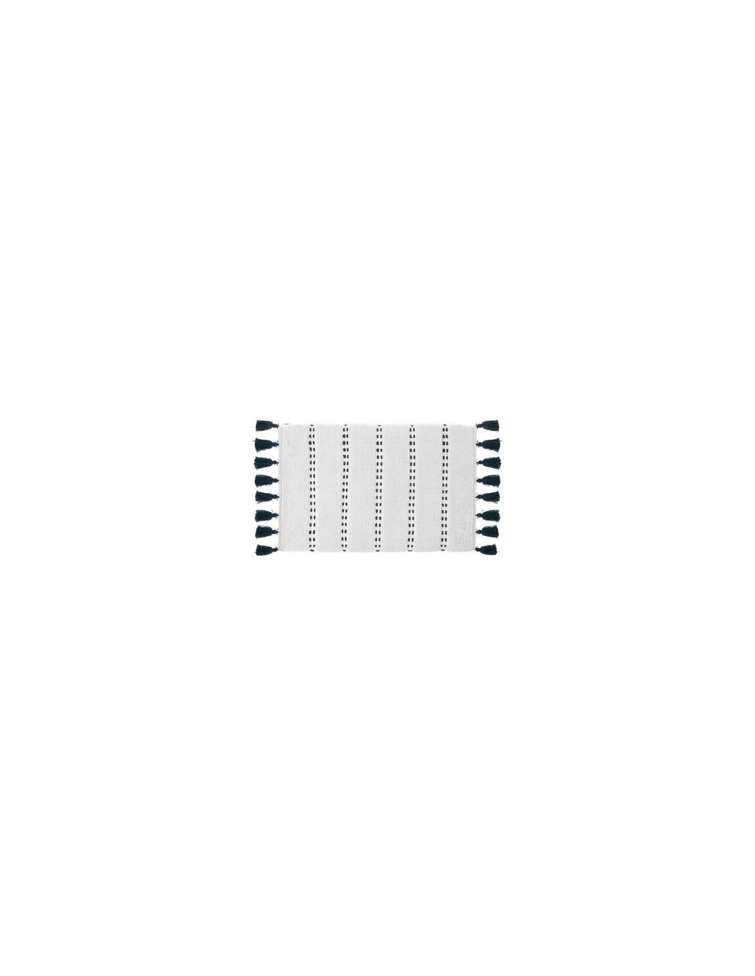 TAPPETI BAGNO: vendita online TAPPETO POMPOM PETROLIO 50X75CM 174631D in offerta