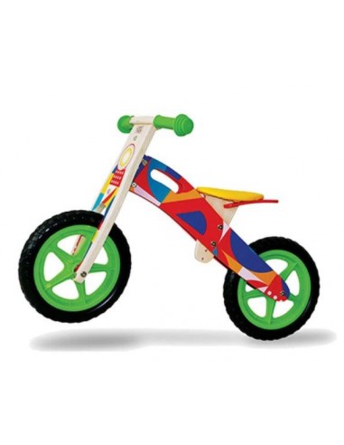 BICI - PRIMI PASSI - AUTO: vendita online FATTO DI LEGNO BICICLETTA CAVALCABILE 83X36X57CM 40594 in offerta