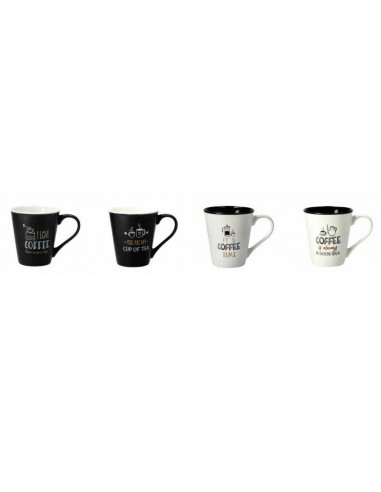 TAZZE CAFFE' E LATTE: vendita online TAZZA MUG 72265 NEW BONE CHINA 330ML ASSORTITO in offerta