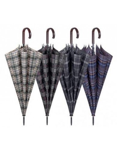 OMBRELLI PIOGGIA: vendita online Ombrello uomo, Perletti, Golf, automatico, 114 cm, fantasia quadri, assortito, 4 modelli in ...