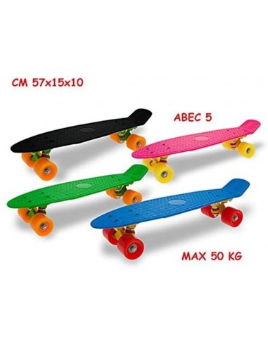 PRESCOLARI: vendita online TEOSPORT 51559 SKATEBOARD FLUO 50KG 57CM in offerta