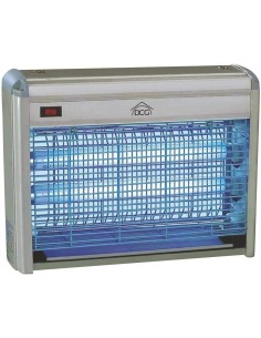 ZANZARIERE ELETTRICHE: vendita online Zanzariera DCG Eltronic ZA2010, 20W, 2 Tubi Fluorescenti, Griglia Protettiva in Metallo...