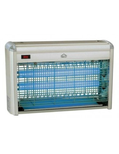 ZANZARIERE ELETTRICHE: vendita online Zanzariera DCG ZA4010, 40W, 2 Tubi Fluorescenti, Griglia Protettiva in Metallo, Vaschet...