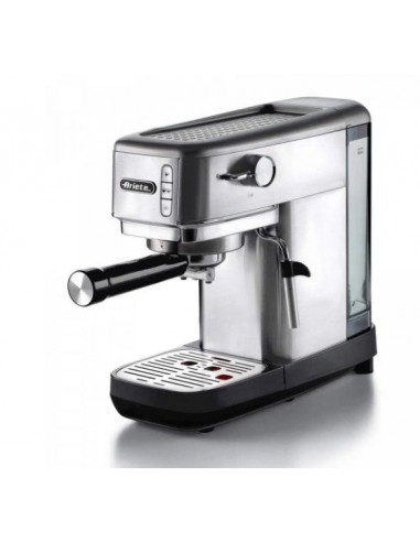 CAFFETTIERE ELETTRICHE: vendita online Ariete, macchina caffè espresso, Metal 1380, cialde, polvere, cappuccino, 15 bar, slim...
