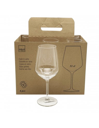 CALICI VINO E SPUMANTE: vendita online APERITIF CONF 6 CALICI XXL 53CL in offerta