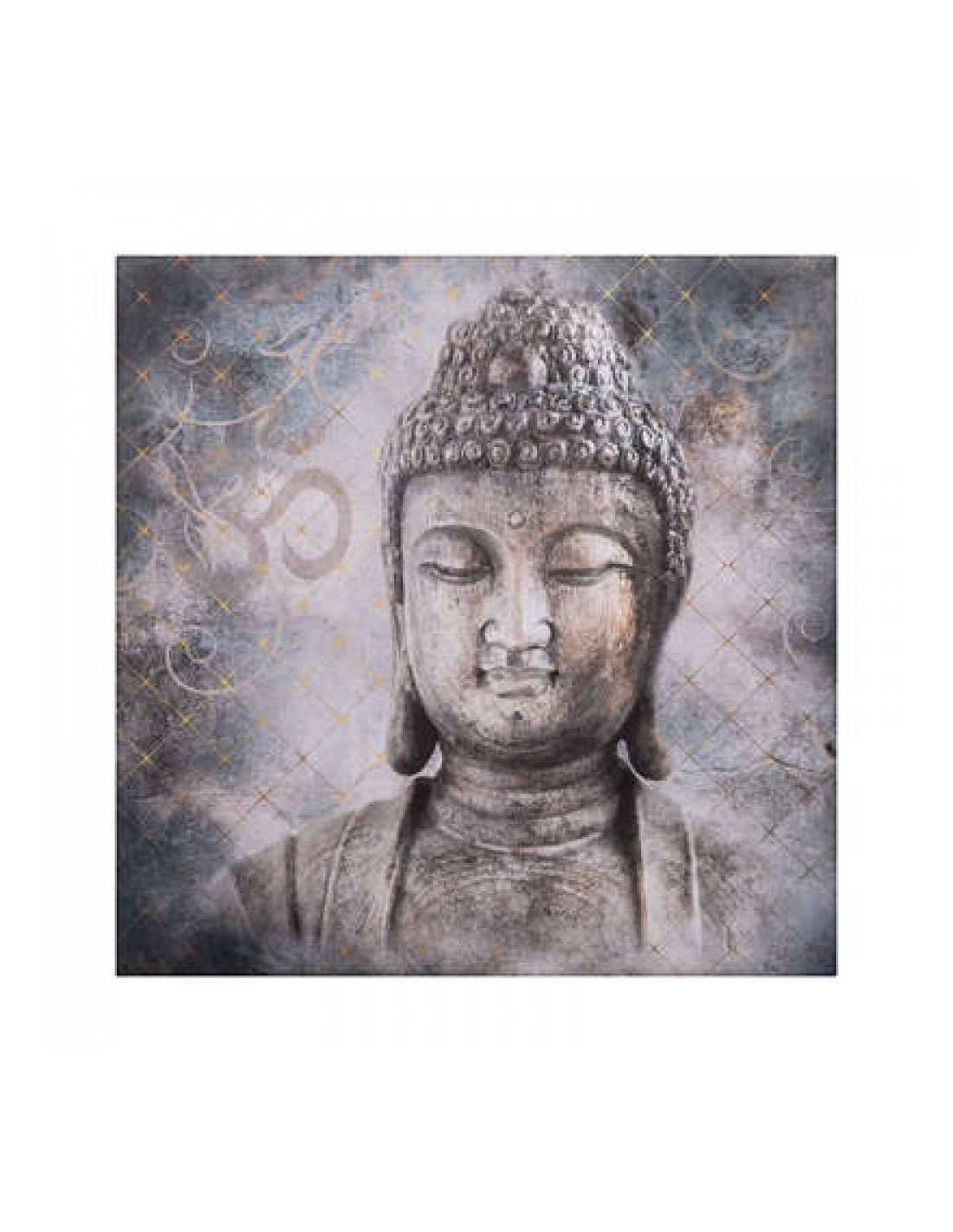 QUADRI E DECORO PARETE: vendita online TELA 166902 BUDDHA 38X38CM in offerta