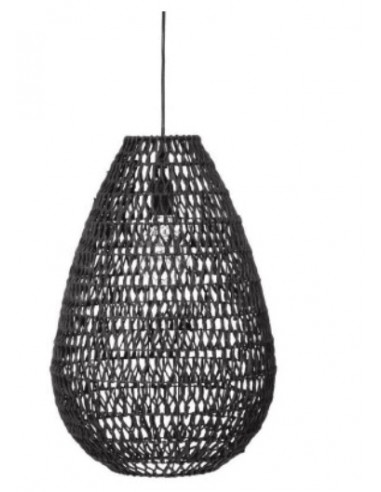 ILLUMINAZIONE: vendita online LAMPADARIO 168210A ETEL 38X55CM NERO METALLO/CARTA in offerta