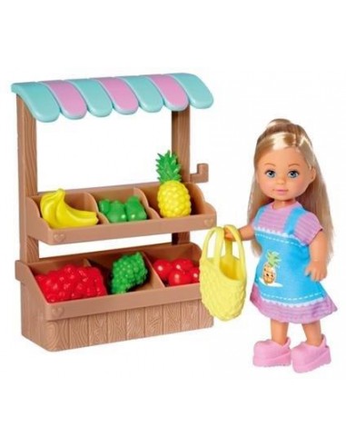 GIOCHI GIRL: vendita online EVI 105733563 BAMBOLA CON BANCO FRUTTA in offerta
