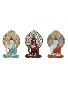 QUADRI E DECORO PARETE: vendita online DEC PARETE DP190367 BUDDHA RESINA 20X30CM ASSORTITO in offerta