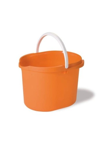 SECCHI IN PLASTICA: vendita online UNICO SECCHIO OVALE IN PLASTICA 15 LT COLORI ASSORTITI BELLI E FORTI in offerta