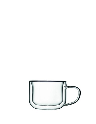 BICCHIERI CAFFE' E CAPPUCCINO: vendita online SUBLIME CONF 2 TAZZE CAFFE' THERMIC GLASS in offerta