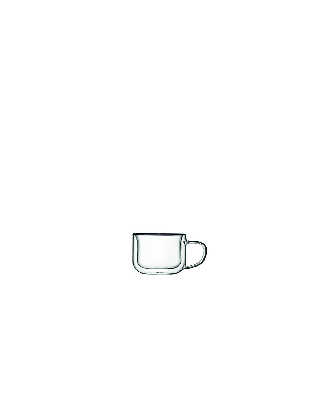 BICCHIERI CAFFE' E CAPPUCCINO: vendita online SUBLIME CONF 2 TAZZE CAFFE' THERMIC GLASS in offerta