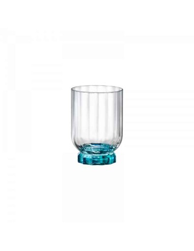 BICCHIERI ACQUA VINO BIBITA: vendita online FLORIAN CONFEZIONE 6 BICCHIERI ROCKS LUCENT BLUE 30CL BORMIOLI ROCCO in offerta