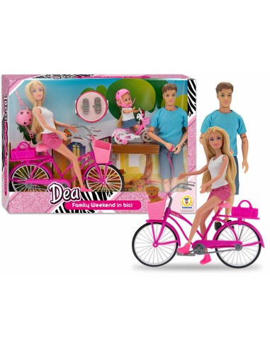 GIOCHI GIRL: vendita online DEA 67265 SET FAMIGLIA IN BICI in offerta