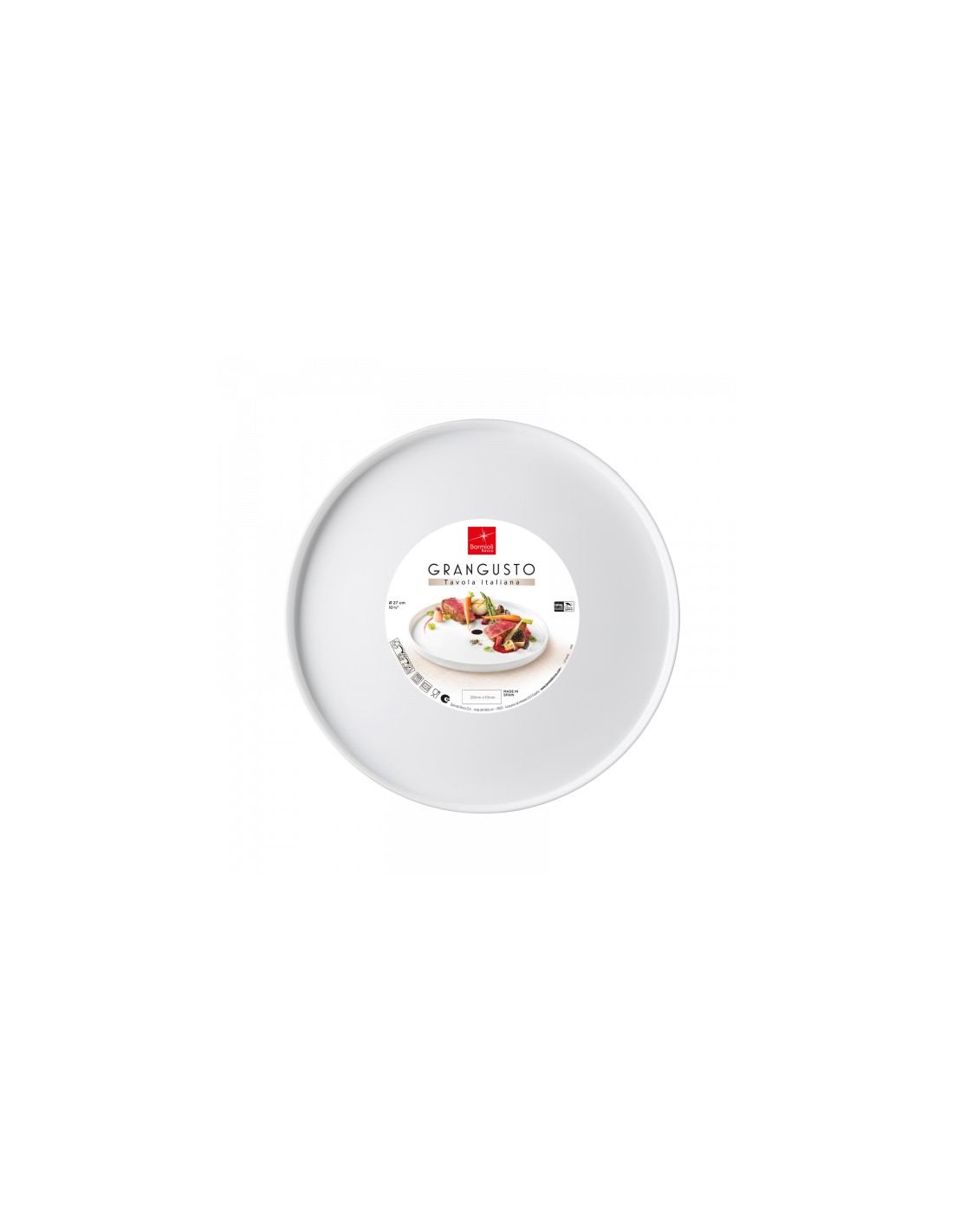PIATTI: vendita online GRANGUSTO PIATTO 27CM ALTA CUCINA BORMIOLI ROCCO in offerta