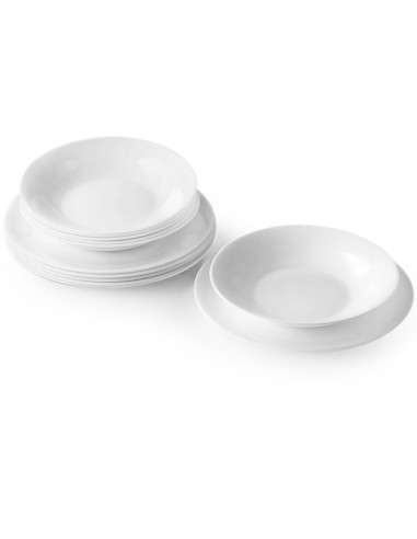 SERVIZI TAVOLA: vendita online WHITE MOON SERVIZIO TAVOLA DA 12 PEZZI BORMIOLI ROCCO in offerta