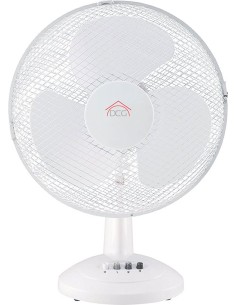 VENTILATORI: vendita online Ventilatore da Tavolo, Ø 30 cm, Oscillante, Inclinazione Regolabile, 3 Velocità, Compatto, Silenz...