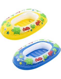 GONFIABILI: vendita online CANOTTINO BALENA 102X69CM CON OBLO'COL ASSORTITI in offerta