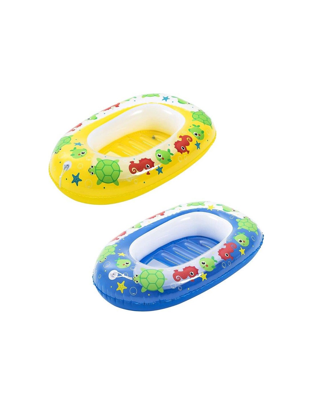 GONFIABILI: vendita online CANOTTINO BALENA 102X69CM CON OBLO'COL ASSORTITI in offerta