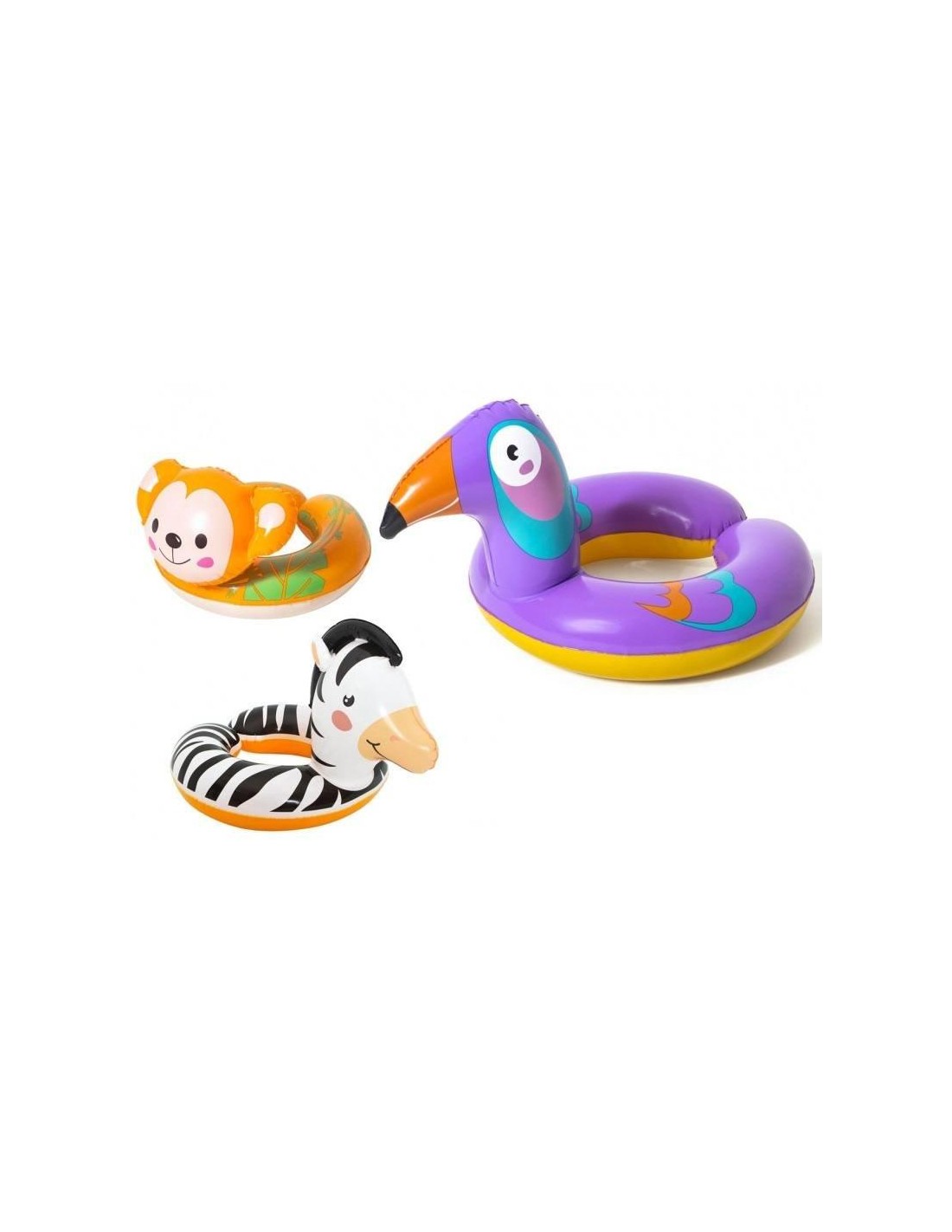 GONFIABILI: vendita online SALVAGENTE CON TESTA ANIMALI BUFFI SAFARI 3/6 ANNI ASSORT in offerta