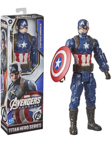 GIOCATTOLO PUBBLICIZZATO: vendita online Avengers Titan Hero Captain America, action figure 30 cm, personaggio Marvel, giocat...