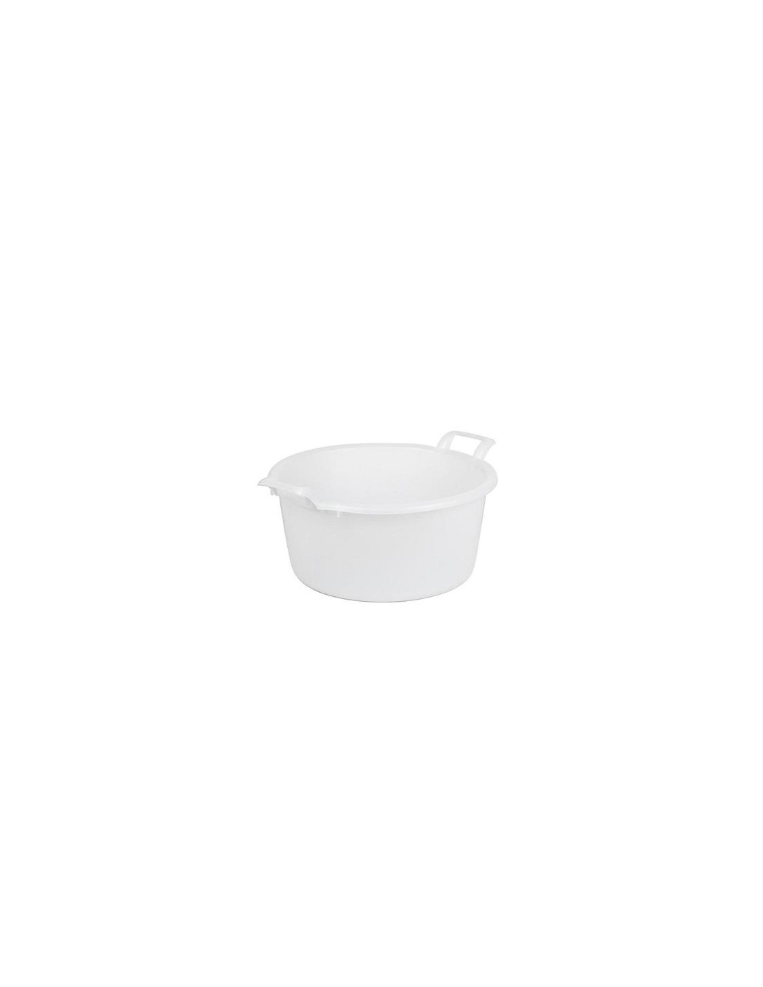 BACINELLE: vendita online Bacinella tonda robusta, bacinella con 2 manici, bacinella in polietilene, 19 litri, diametro 45 cm...