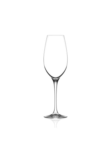 CALICI VINO E SPUMANTE: vendita online Set 6 Flute Champagne RCR Invino 24 cl – Cristallo Luxion Trasparenza e Brillantezza i...