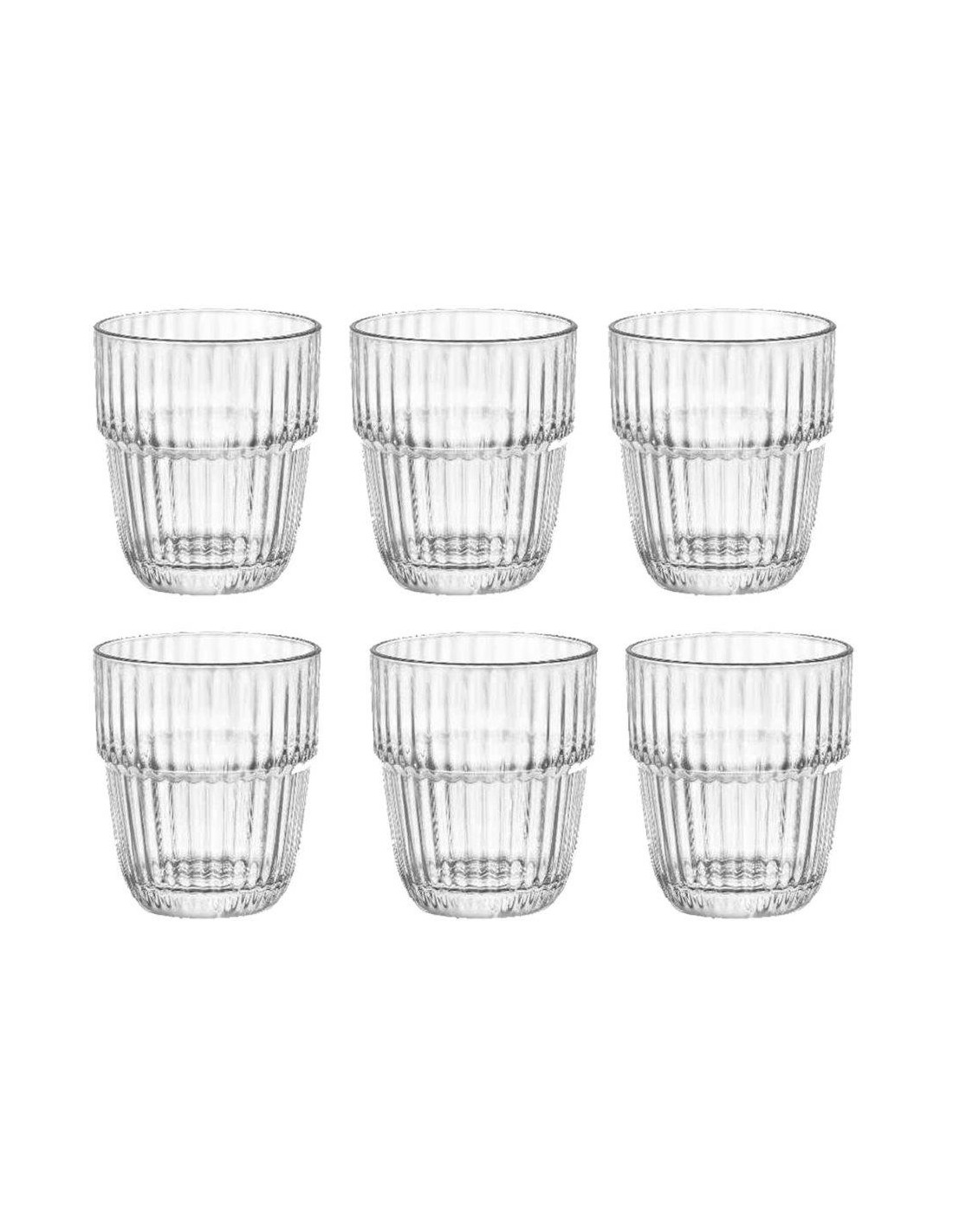 BICCHIERI ACQUA VINO BIBITA: vendita online BARSHINE CONF 6 BICCHIERI ROCKS 30,5CL in offerta