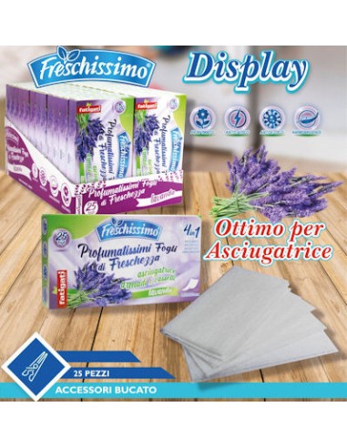 ACCESSORI BUCATO: vendita online FOGLI PROFUMATI 4022 25PZ ASSORTITI in offerta