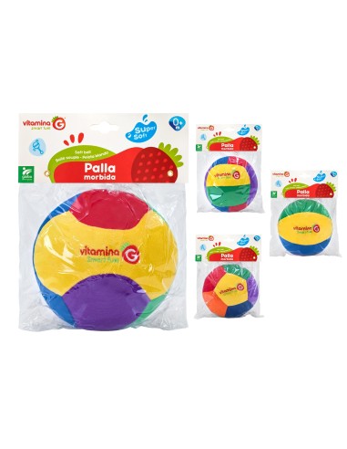 INFANZIA: vendita online VITAM G 41371 PALLA SOFFICE 15CM CON SONAGLIO in offerta