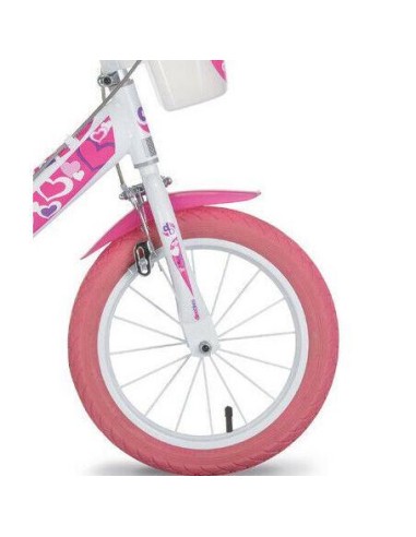 BICICLETTE: vendita online BICI 14 LITTLE HEART BIANCO/ROSA in offerta