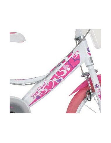 BICICLETTE: vendita online BICI 14 LITTLE HEART BIANCO/ROSA in offerta
