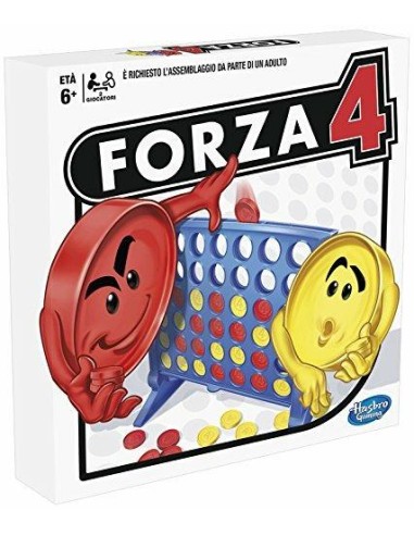 GIOCHI DI SOCIETA'E PUZZLE: vendita online GIOCO IN SCATOLA FORZA 4 A5640456 HASBRO in offerta