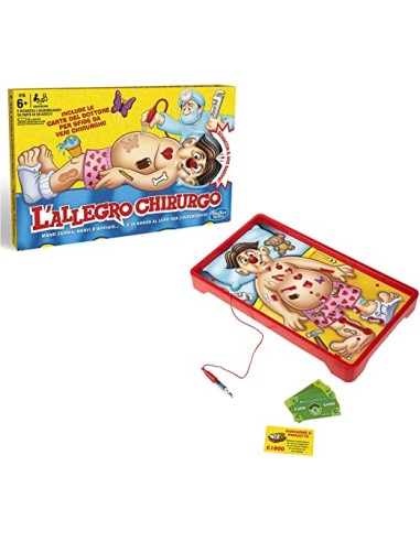 GIOCHI DI SOCIETA'E PUZZLE: vendita online GIOCO IN SCATOLA ALLEGRO CHIRURGO B2176456 HASBRO in offerta
