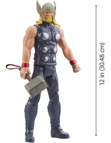 GIOCATTOLO PUBBLICIZZATO: vendita online Thor action figure 30 cm, Hasbro Marvel Legends, Titan Hero Series Blast Gear, Aveng...