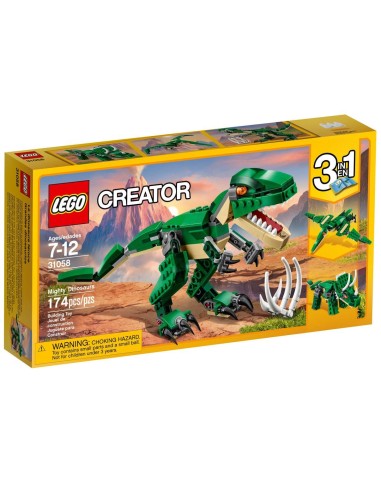 GIOCATTOLO PUBBLICIZZATO: vendita online lego Creator Dinosaur Set Animali Giocattolo 3 in 1 31058 in offerta
