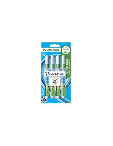 CANCELLERIA: vendita online BLISTER 4 CORRETTORI PAPER MATE 7ML in offerta